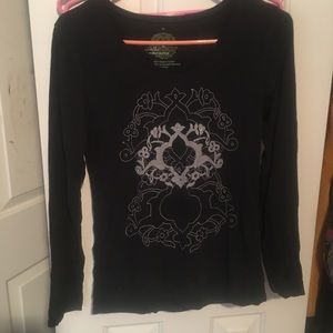 Organic yoga long sleeve shirt